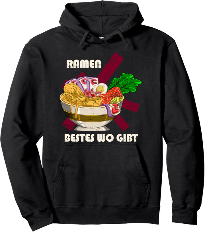Asiatische Nudelsuppe Ramen Bestes wo gibt Lustiges Ramen Pullover Hoodie