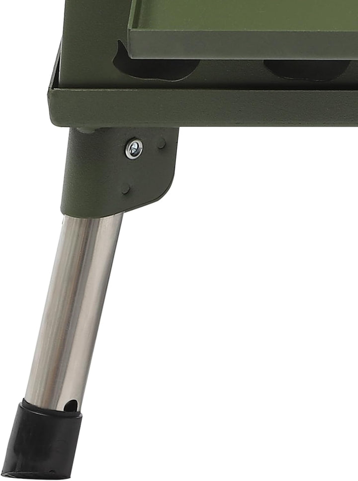 Outdoor Camping Holzofen, Zeltofen Outdoor-Küchenofen mit Verstellbarer Topfhalter, Campingzelt Koch