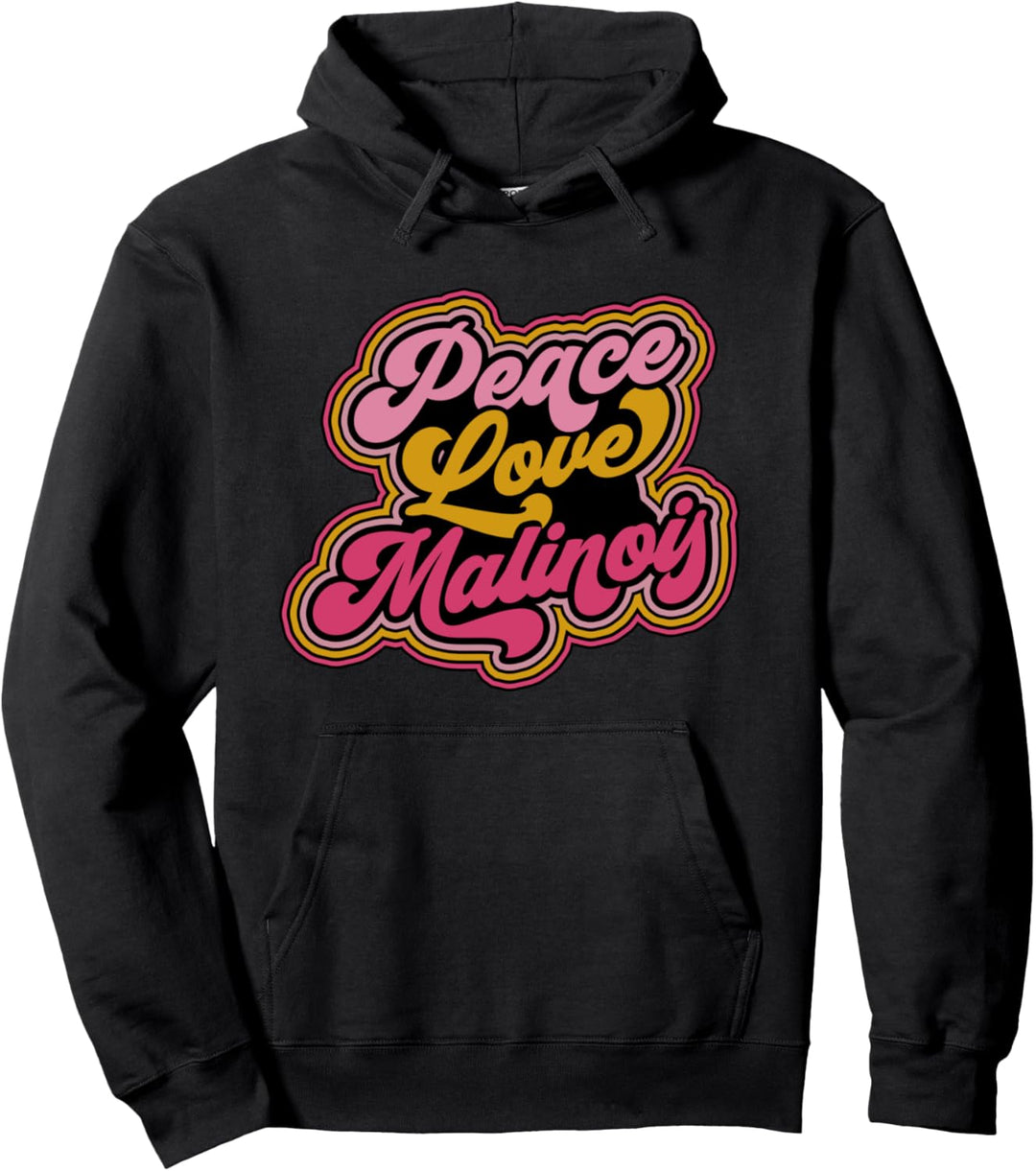 Peace Love Malinois ADG009e Pullover Hoodie
