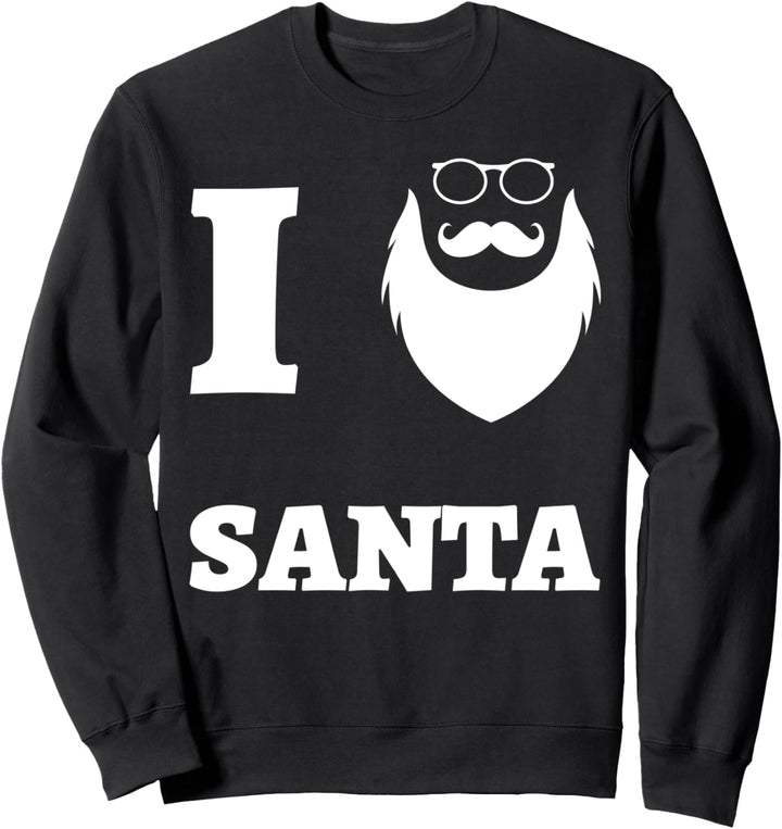 Komisch Ich liebe den Weihnachtsmann Weihnachten Geschenk Sweatshirt