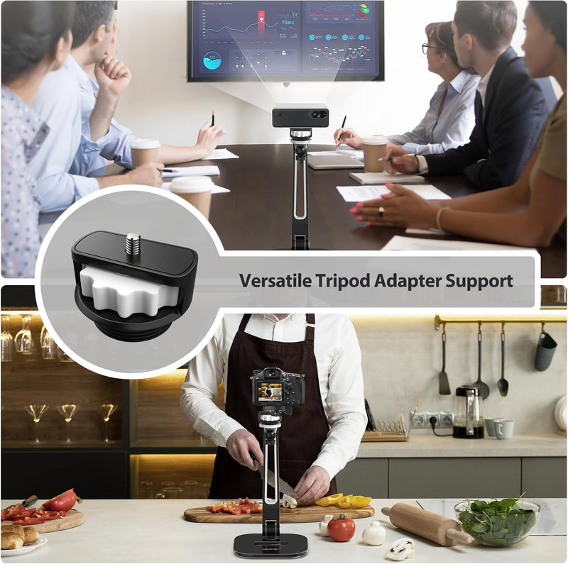 AboveTEK Tablet Ständer Höhenverstellbar Tablet Halterung Tisch, iPad Ständer Schwarz für iPad Mini
