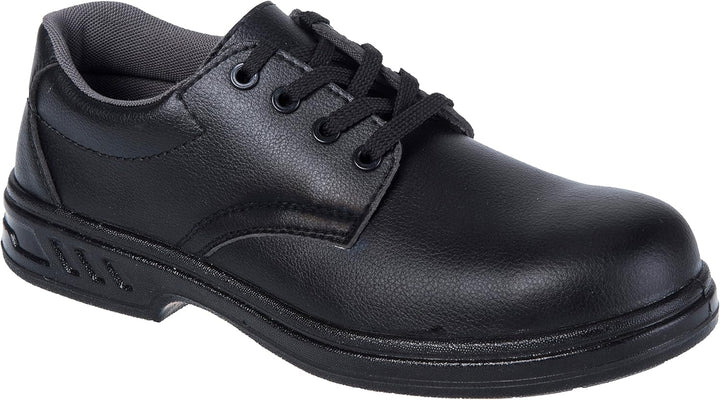 Portwest Steelite Geschnürter Sicherheitsschuh S2, Grösse: 40, Farbe: Schwarz, FW80BKR40 40 EU Schwa