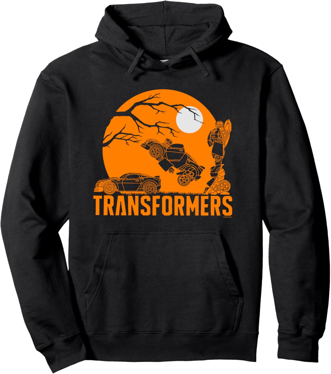Transformers Halloween Haunt Bumblebee Silhouettes Pullover Hoodie
