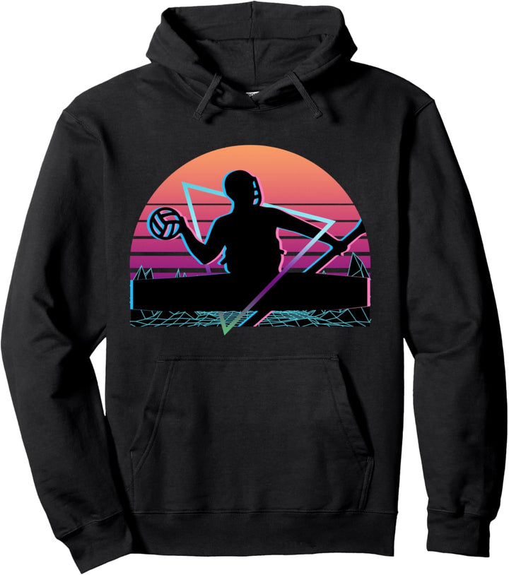Kanu Polo Kajak Polo Retro Pullover Hoodie