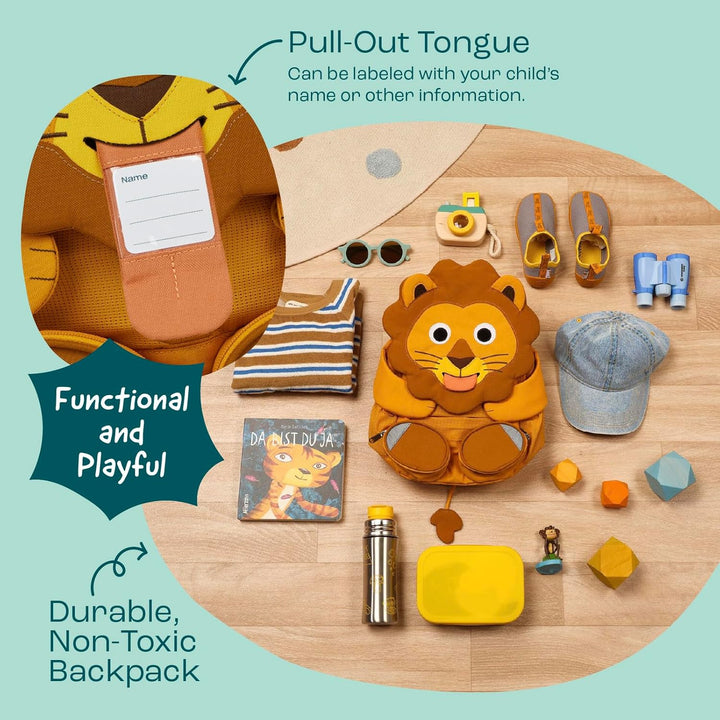 Affenzahn Kinderrucksack Grosser Freund | Kindergartenrucksack für Kinder von 3 bis 5 Jahren mit fun