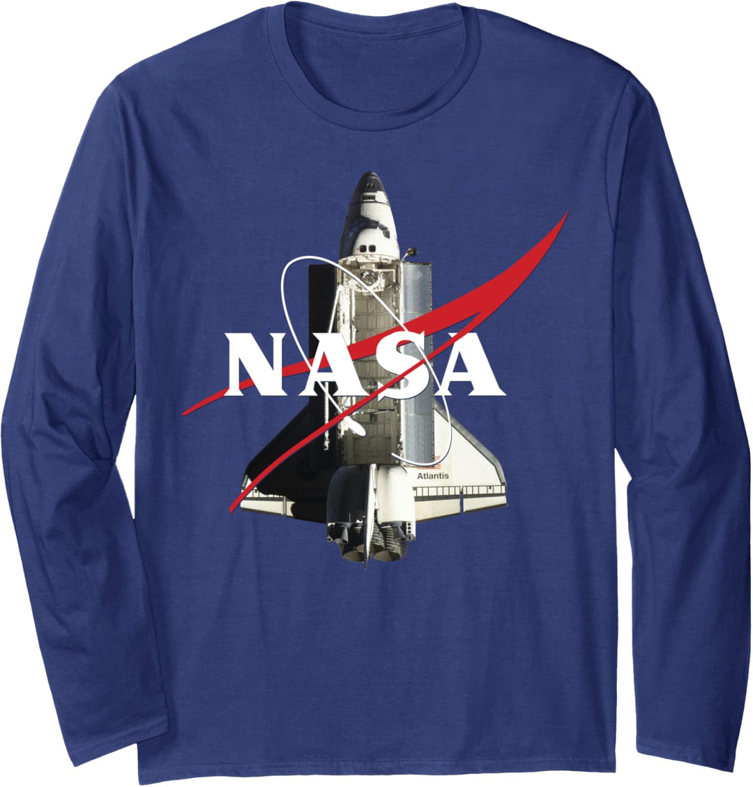 NASA Space Shuttle Classic Logo Langarmshirt