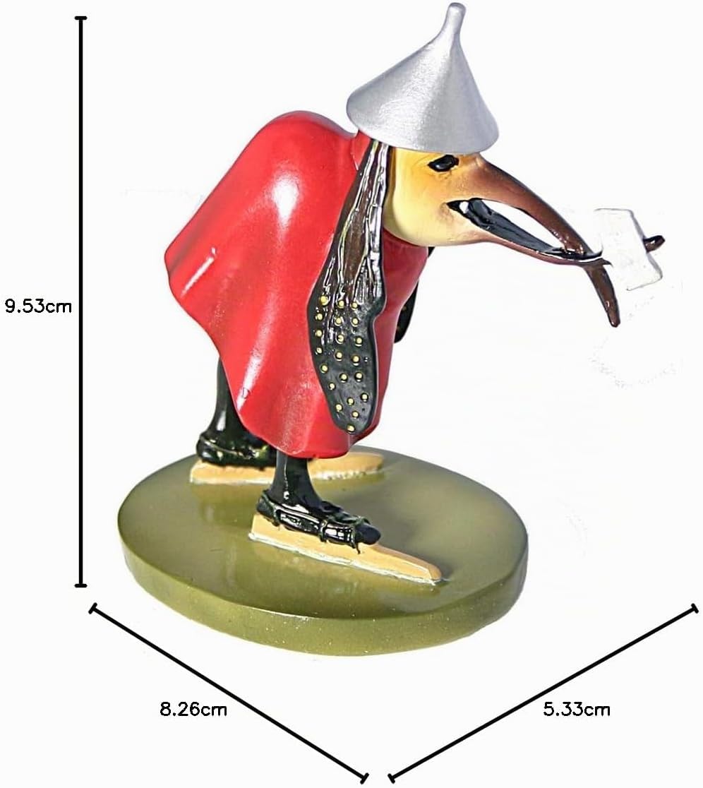 Pocket Art - Museums Miniaturskulptur - Vogel mit Brief - nach Hiernymus Bosch …
