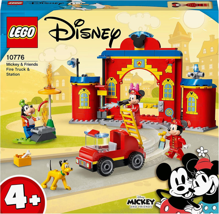 LEGO 10776 Mickey and Friends Mickys Feuerwehrstation und Feuerwehrauto Einzelbett