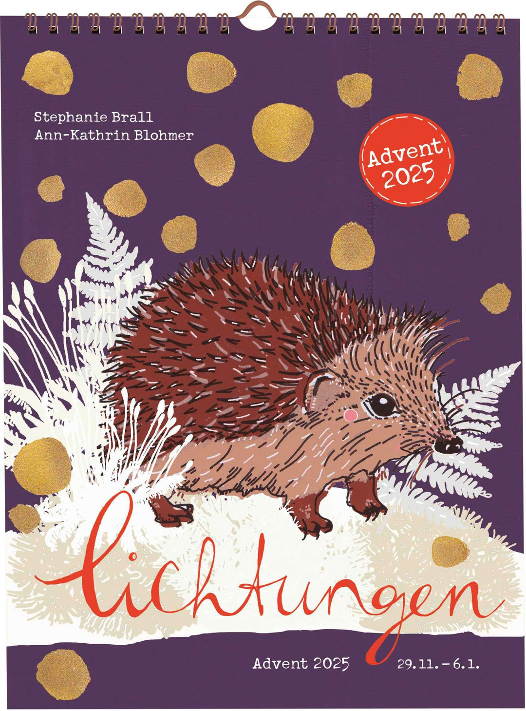 Lichtungen Advent 2025: Adventskalender mit kreativen Ideen, Rezepten, Handlettering, Upcycling-Tipp
