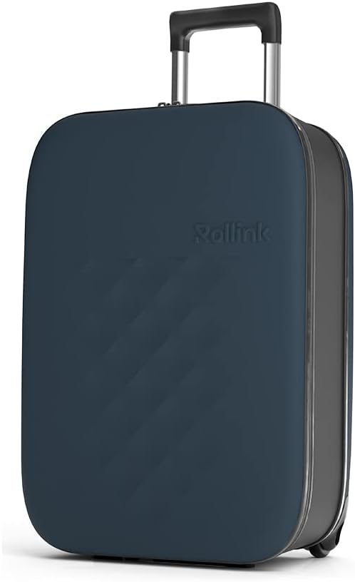 Rollink Vega II Reisekoffer, Trolley - Das Original mit innovativer Falttechnologie (Patent Pending)