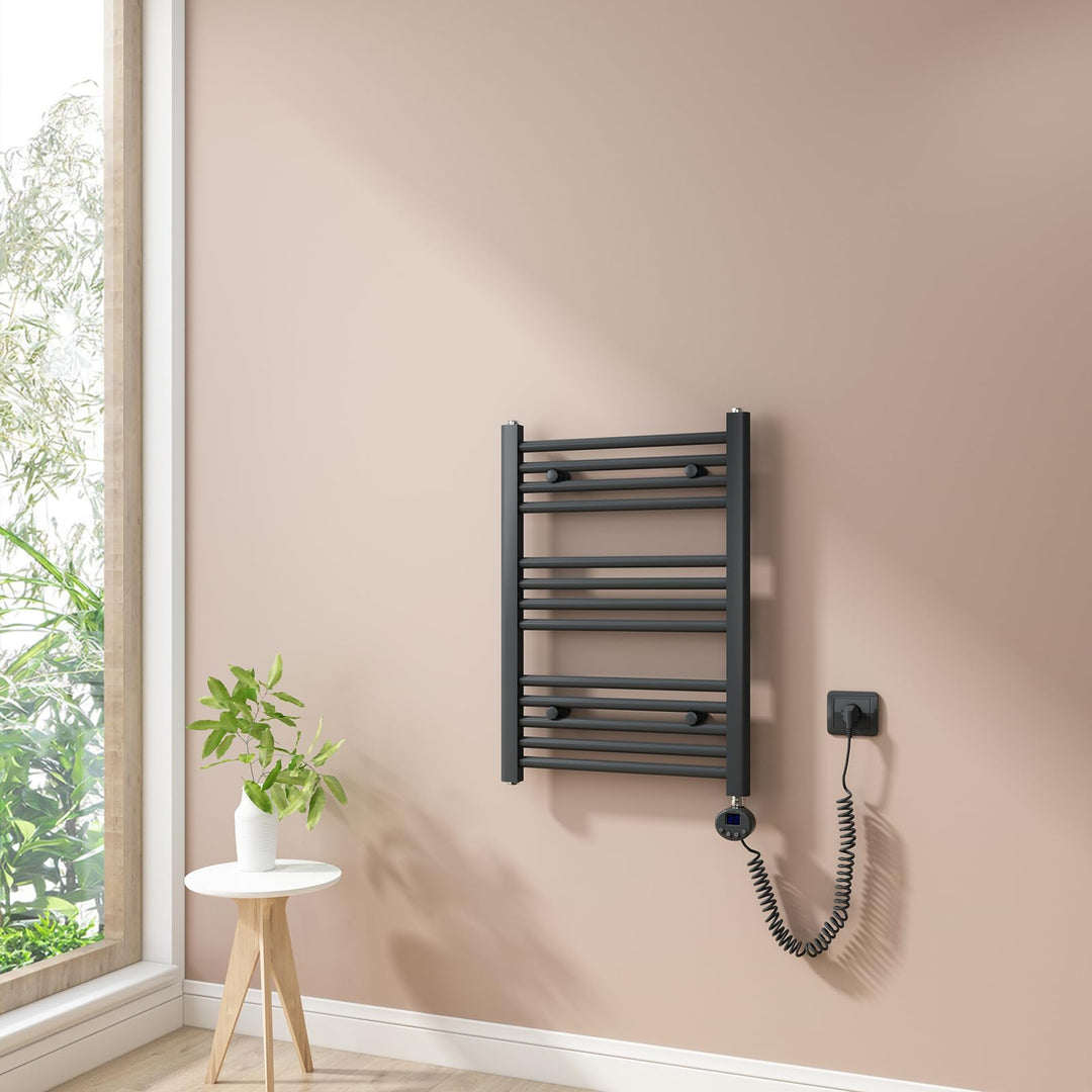 Heilmetz® Badheizkörper Elektrisch 70x50cm Badheizkörper Elektrisch mit Thermostat+Timer-Funktion Ge