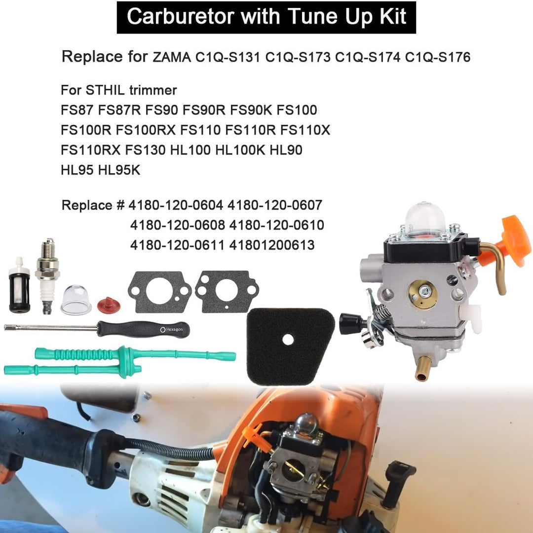 Vergaserkit für STIHL FS 87 FS90 FS100 FS110 FS130 HL90 HL95 HL100 HT100 HT101 KM90 KM100 KM110 SP90