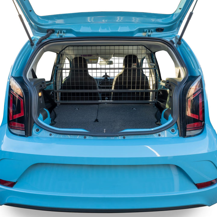 Travall Hundegitter für Volkswagen Up! (2011-2020) Fahrzeugspezifisches Hundegitter, Kofferraumschut