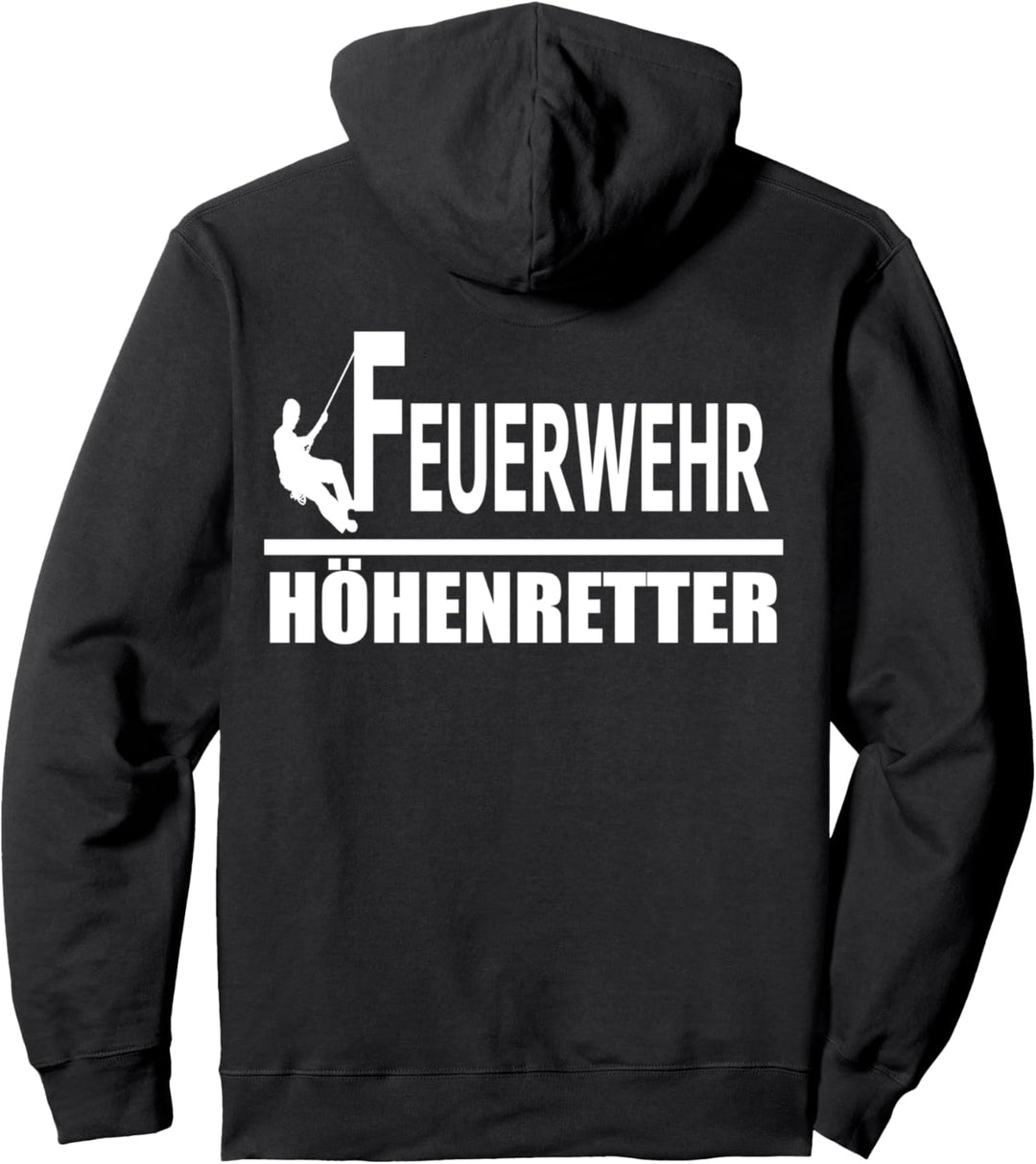 Feuerwehr Höhenretter,112 Outfit Bergrettung, Feuerwehrmann Pullover Hoodie