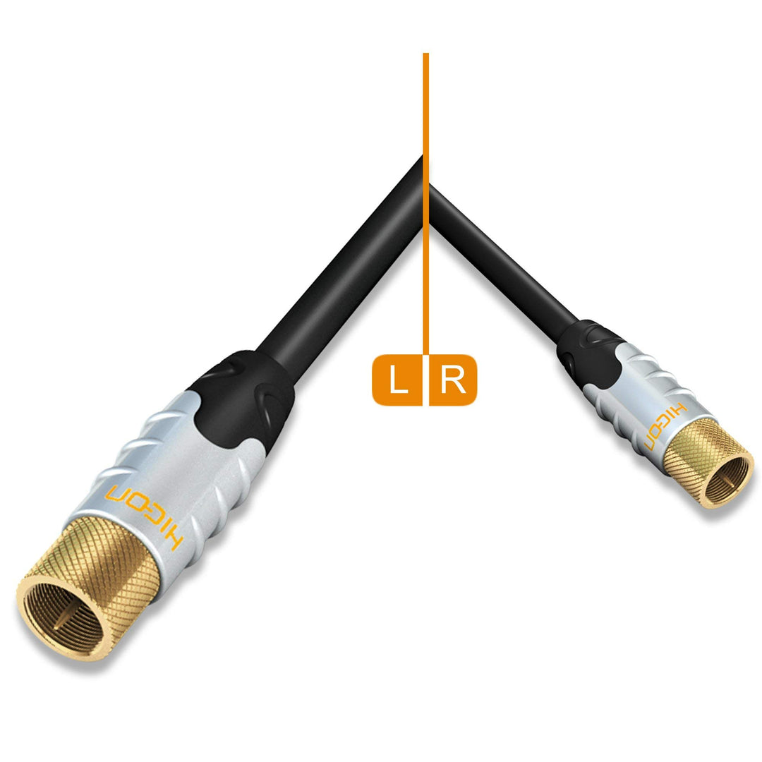 HICON Ambience 1,5m SAT F-Stecker HDTV Satellitenkabel 120dB | HIA-FMFM-0150, 1,5m