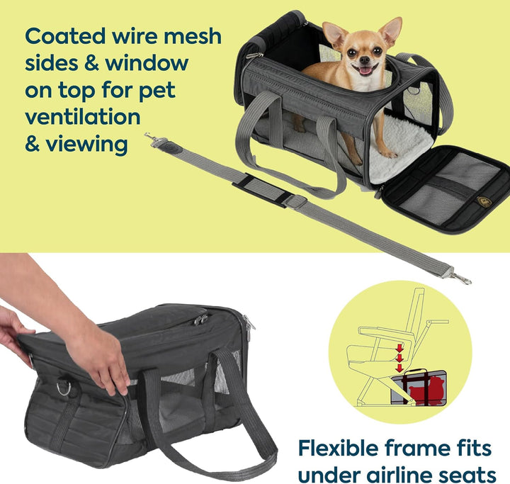 Sherpa Original Deluxe Transportbox für Haustiere, von Fluggesellschaften zugelassen und garantiert