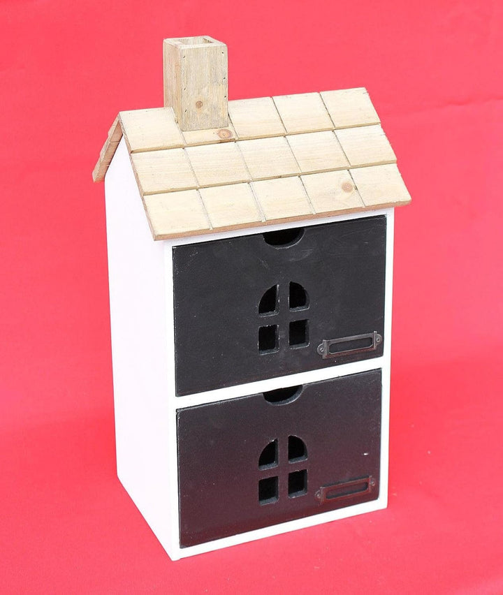 DanDiBo Schreibtisch Organizer Holz Aufbewahrungsbox 14B407 Minikommode mit Schubladen Schubladenbox