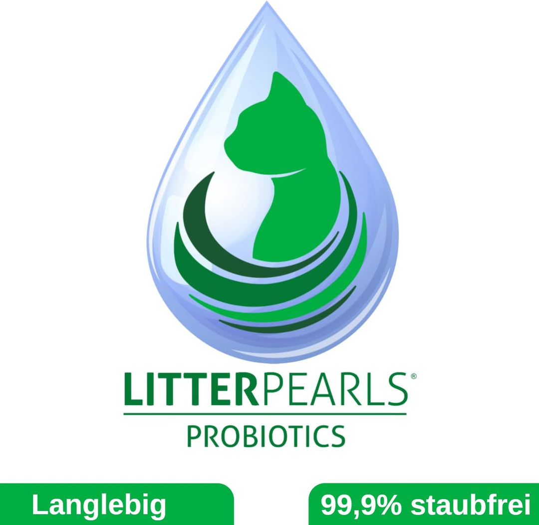 Litter Pearls Probtiotics Katzenstreu, geruchlos, Nicht klumpend, Kristall-Katzenstreu mit geruchshe