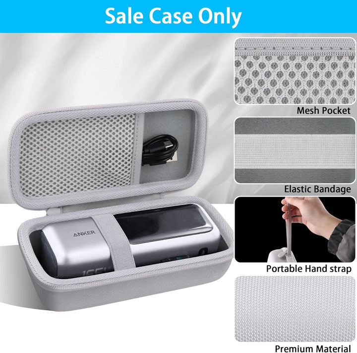 co2CREA Hart Tragbare Schutzhülle Etui Tasche für Anker Laptop Powerbank 25000mAh 165W Powerbank Tra