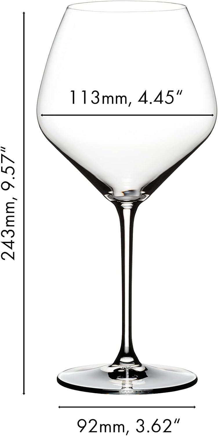 Riedel Extreme Glas, 2 Stück, glas, durchsichtig, 2er-Set Spätburgunder, Spätburgunder