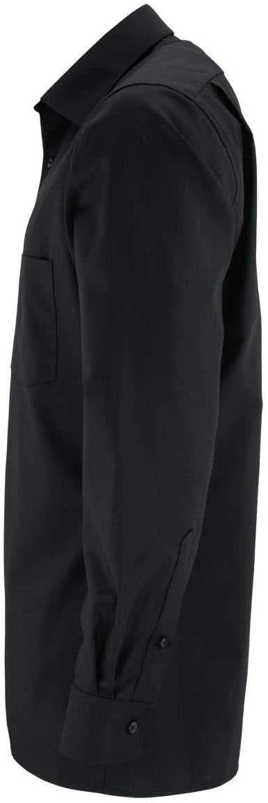 OLYMP Herren Businesshemd Langarm Luxor,Einfarbig,modern fit,New Kent 38 Schwarz, 38 Schwarz