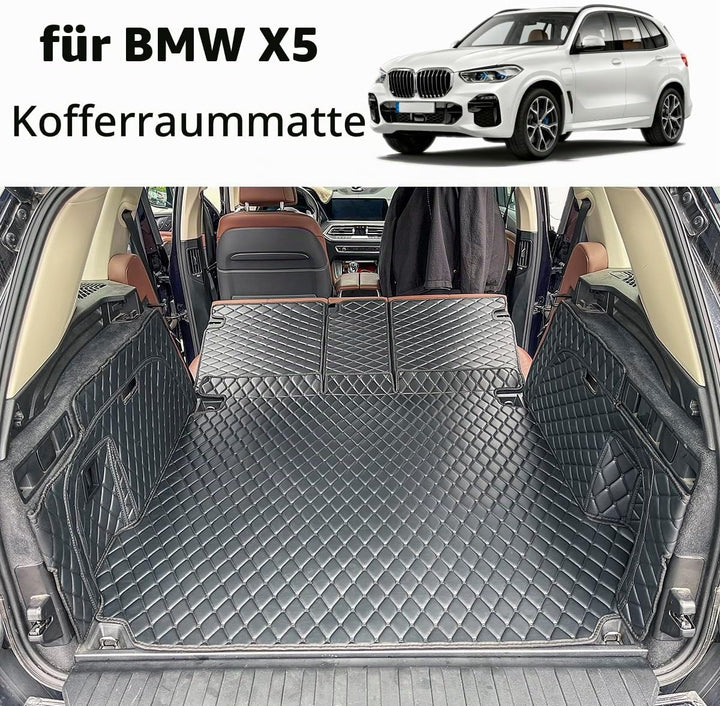 Kofferraumwanne kompatibel mit BMW X5 G05 2019-2026 (nur passend für 5-Sitzer, Nicht geeignet für 45