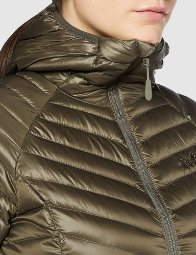 Jack Wolfskin Damen Atmosphere Coat W Winddichter Daunenmantel L Granite, L Granite