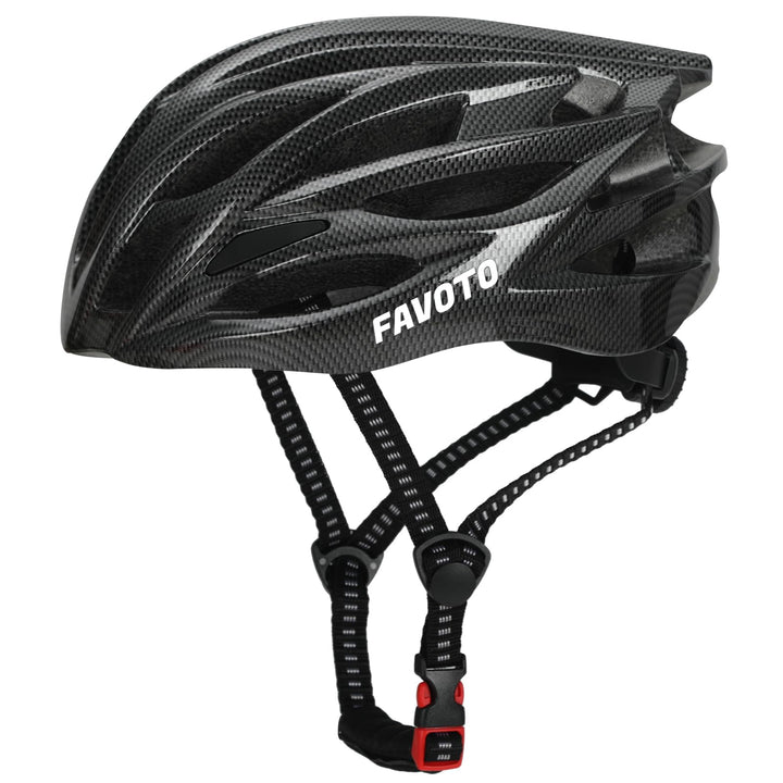 Favoto Fahrradhelm für Erwachsene Fahrrad Helmet mit Abnehmbarer Innenfutter Verstellbar Rennradhelm