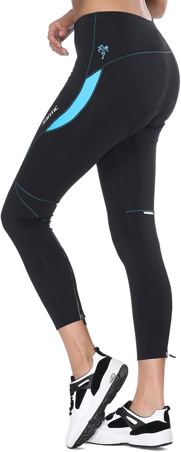 Santic Fahrradhose Damen Gepolstert Lang Radhose Damen Lang Radle rhose Damen Gepolstert auch für MT