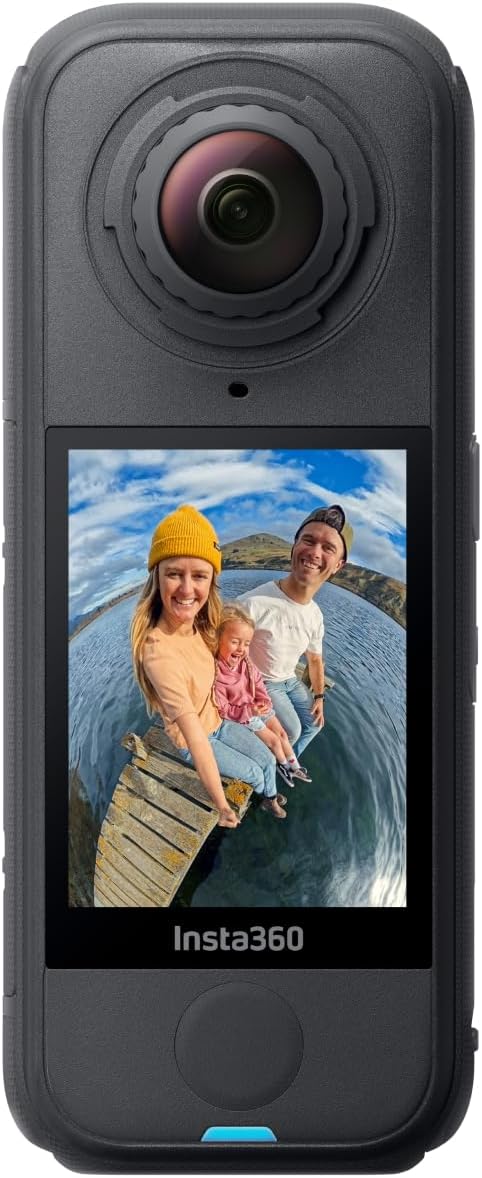 Insta360 X4 Air Starter-Bundle – 165 g leichte 8K 360°-Kamera, Unsichtbarer Selfie-Stick, Wechsel-Li