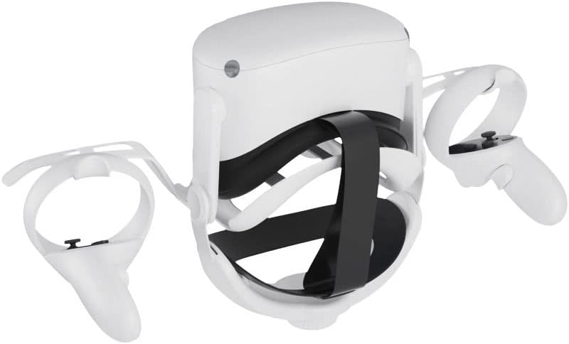 MODJUEGO VR Wandhalterung mit Haken, Aufbewahrungsregal für Oculos Quest 2, Pico 4, Pico 3, PS5 VR B