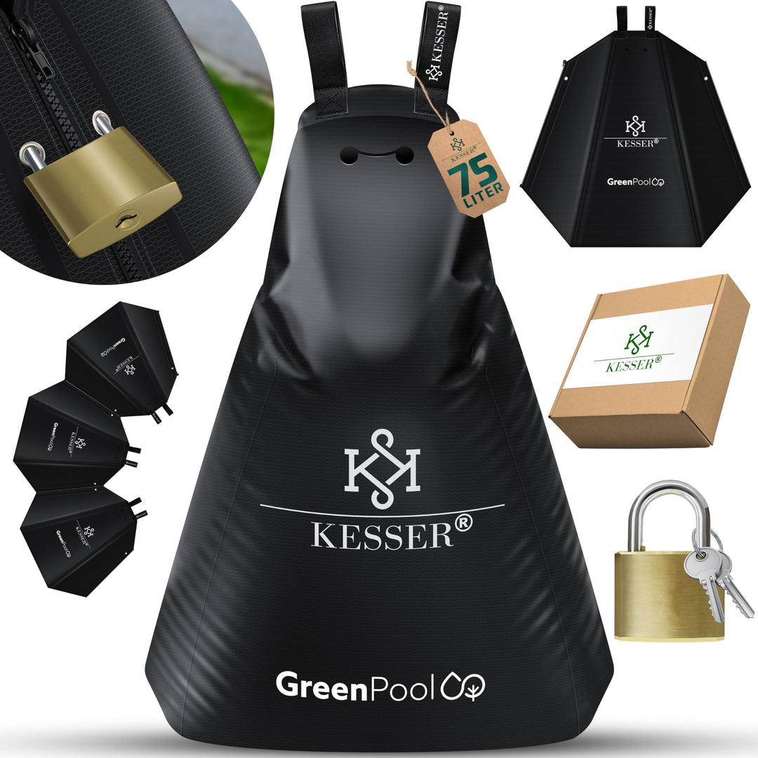 KESSER® Baum-Bewässerungssack 8er Set 75L Wassersack, Baumbewässerungsbeutel, PVC-Tasche langlebig &amp;