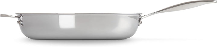 Le Creuset Antihaftbeschichtete Bratpfanne mit Gegengriff aus 3-ply PLUS Edelstahl, 32 cm, 966002320