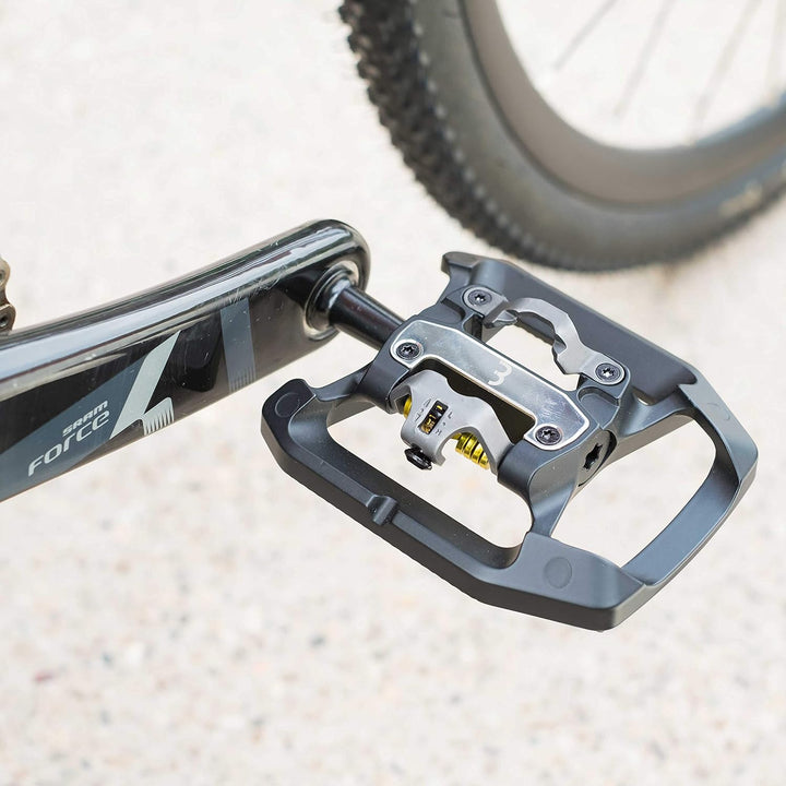 BBB Cycling Fahrrad Pedale Aluminium CrMo SPD Klickpedale und Flat für MTB Urban Electric Fahrrad An