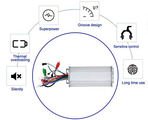 Motor Brushless Controller, 36V / 48V 1000W Aluminiumlegierung Elektrische Bürstenlose Sinus Control