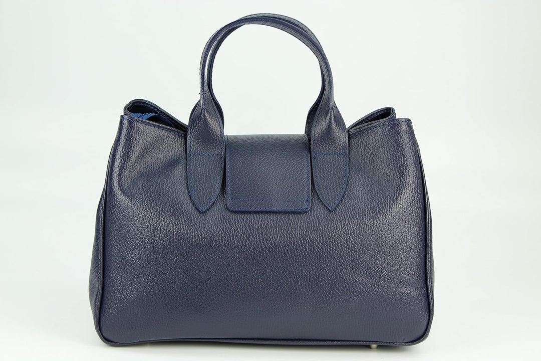 Belli Echt Leder Handtasche italienische Damen Ledertasche Umhängetasche Henkeltasche in Glattleder,