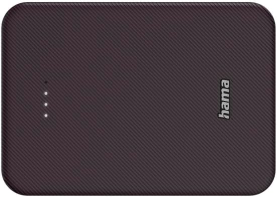 Hama Powerbank Colour 10 10000mAh (externer Akku mit 1x USB C + 1x USB A, Power Pack Zertifiziert, L