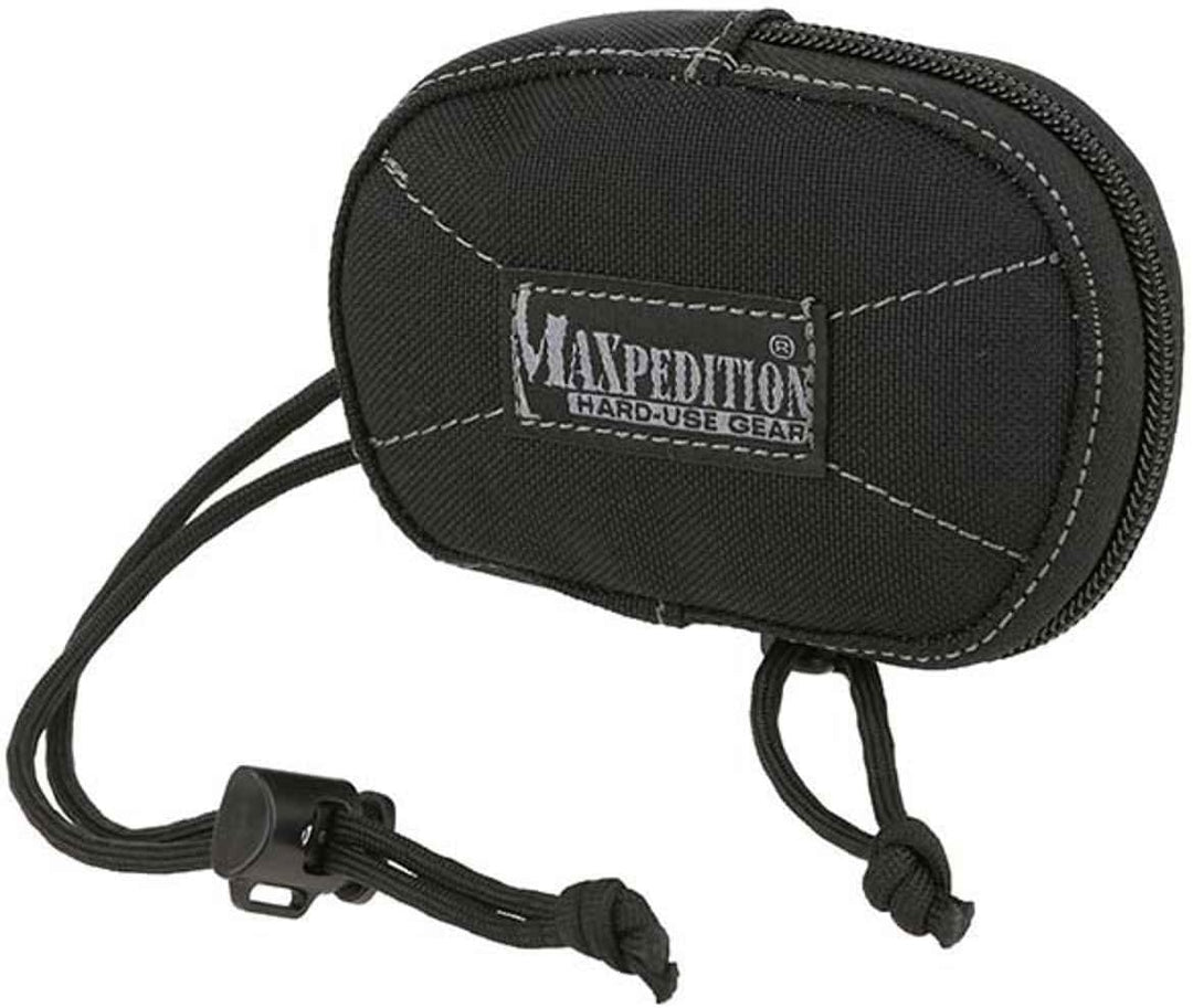 Maxpedition Münzbörse Schwarz, Schwarz