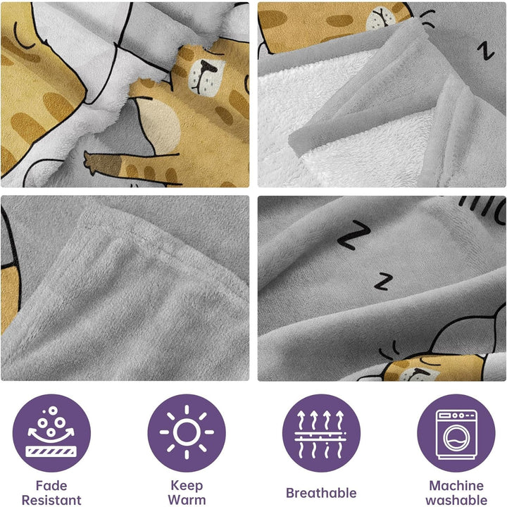 Juratar Oma Geschenk, Personalisierte Decke Geschenke für Oma, Superweiche Decke aus Flanell Oma, Om