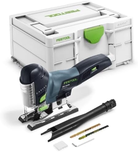 Festool Akku-Pendelstichsäge PSC 420 EB-Basic CARVEX (mit Stichsägeblatt-Set, Splitterschutz), im Sy