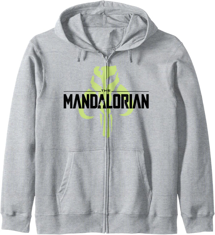 Star Wars The Mandalorian Neon Logo Kapuzenjacke