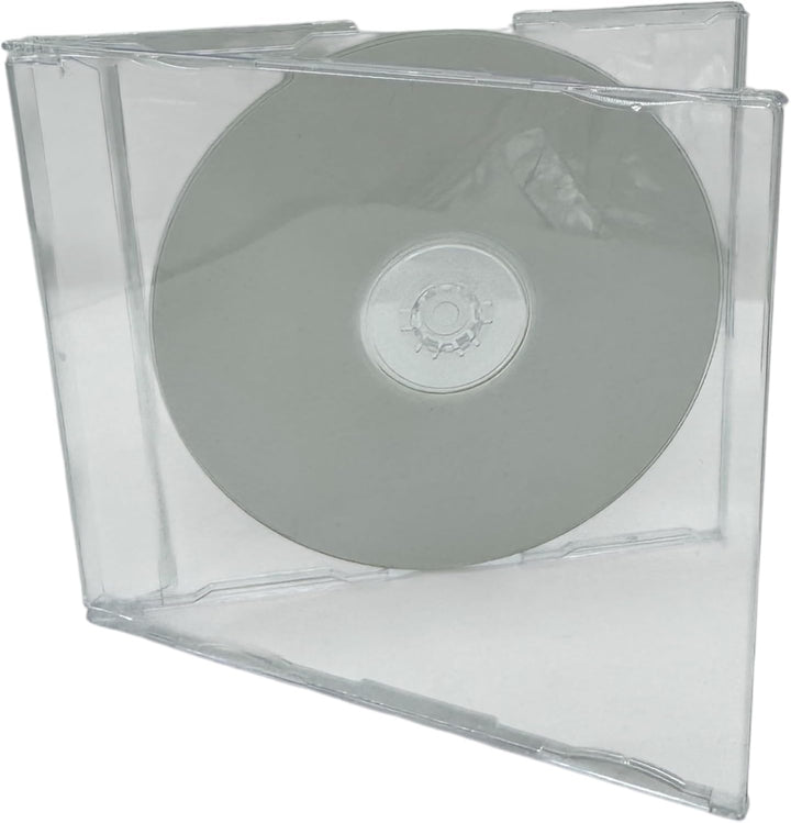 Klare CD-Hüllen, Maxi-Single, 6 mm Rücken, CD-Jewelcase von DragonTrading, 10 Stück