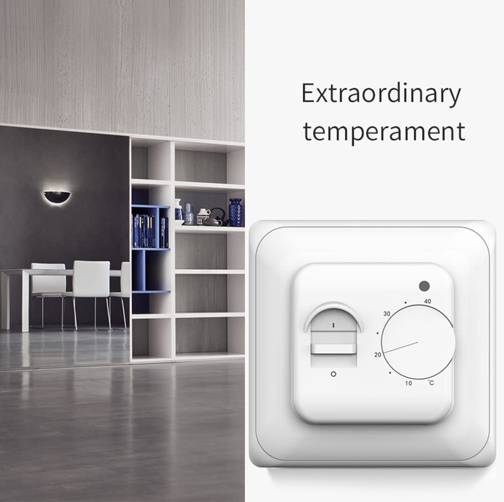 Raumboden Mechanischer Thermostat Heizung Thermostat Klimaanlage Temperaturschalter mit 2,9 m Sensor