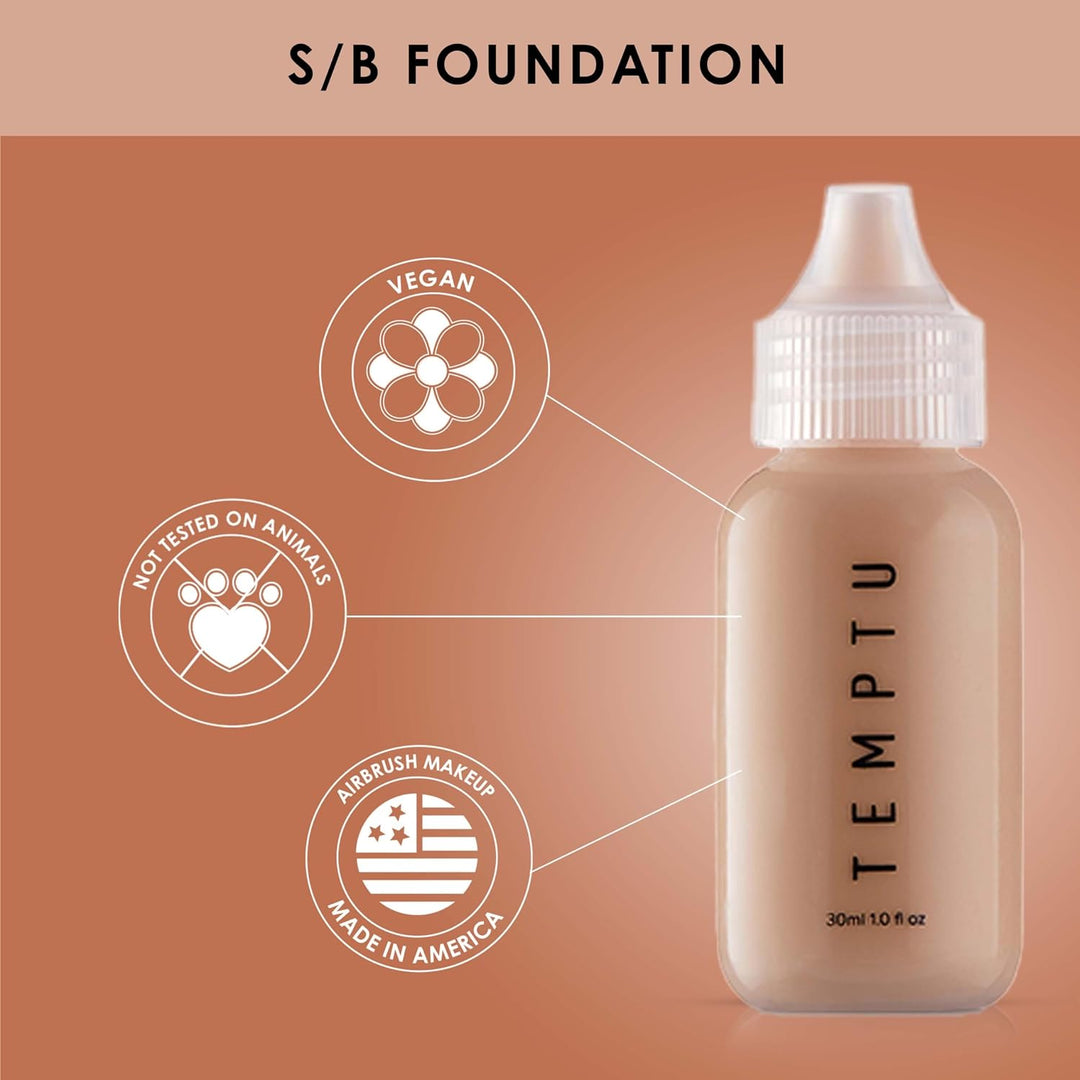 TEMPTU S/B FOUNDATION / 30ML (004 Sand) 30 ml (1er Pack) 004 Sand, 30 ml (1er Pack) 004 Sand