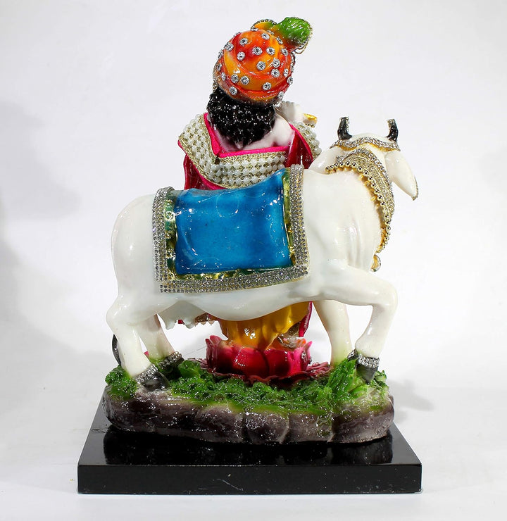 eSplanade - Lord Krishna Kishan Murti Idol Statue Sculpture - Resin (10 Inch), 10 Inch