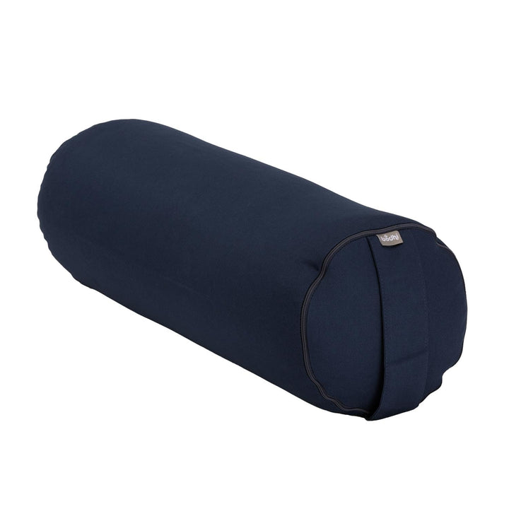 Bodhi Yoga Bolster | ECO Serie | Yogarolle mit Kapok-Füllung | Waschbarer Bezug aus 100% Bio-Baumwol