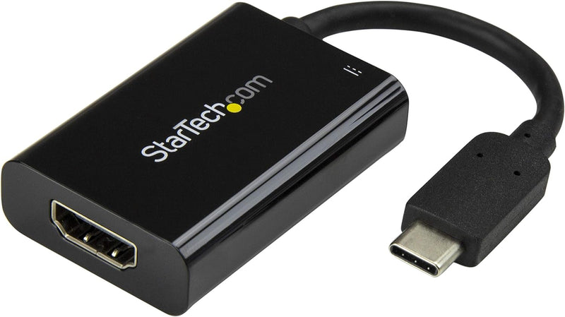 StarTech.com USB-C auf HDMI Adapter mit USB Stromversorgung - USB Typ C zu HDMI Konverter für Comput