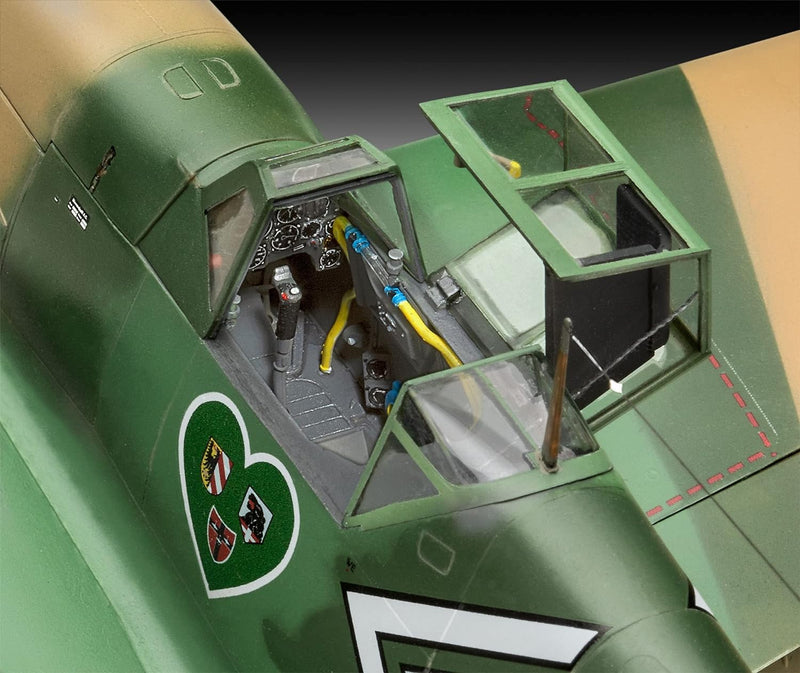 Revell 03829 03829-Messerschmitt Bf109G-2/4 1:32 originalgetreuer Modellbausatz für Experten, unlack