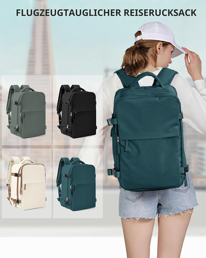 SZLX Vakuum Rucksack Ryanair Handgepäck 40x30x20 Wizzair Rucksack 40x20x25 für Ryanair Reiserucksack