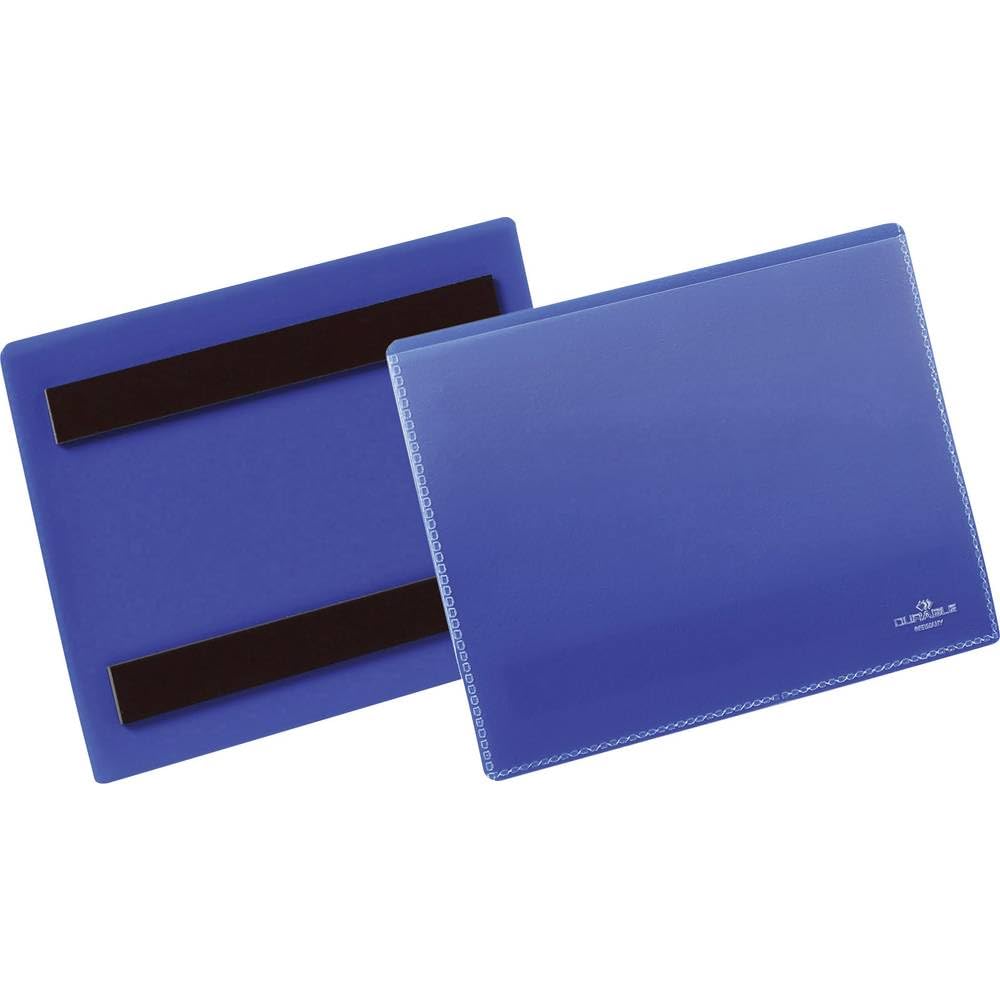 Durable Magnetische Kennzeichnungstasche, für Etiketten und Dokumente in A6 quer, Packung à 50 Stück